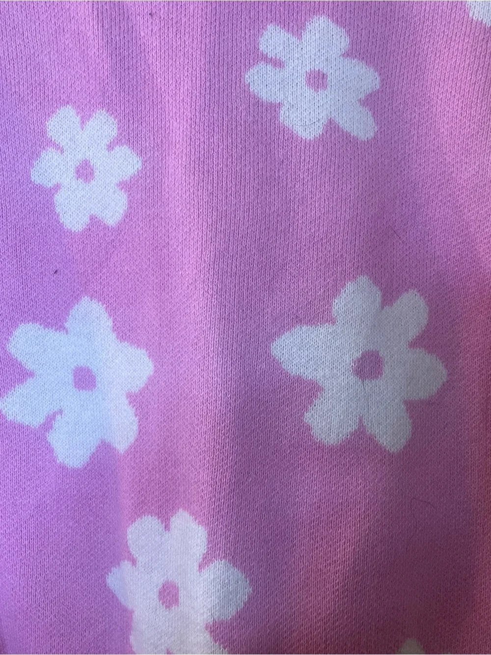 Hollister Pink Floral V-Neck Button-Up Cardigan Sz S